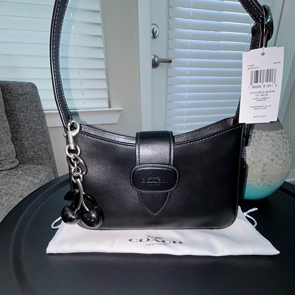 COACH ELIZA SHOULDER BAG (BLACK)🖤 - Picture 11 of 11